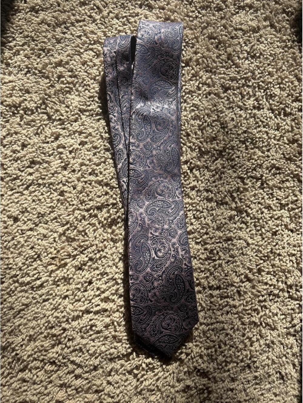 Jos. A. Bank Men's Brown and Purple Tie